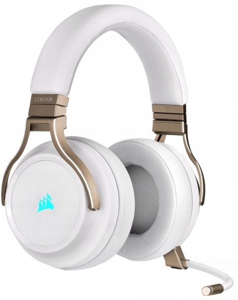 Słuchawki bezprzewodowe nauszne Corsair Virtuoso RGB Pearl