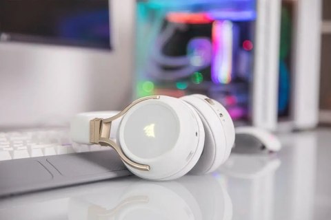 Słuchawki bezprzewodowe nauszne Corsair Virtuoso RGB Pearl