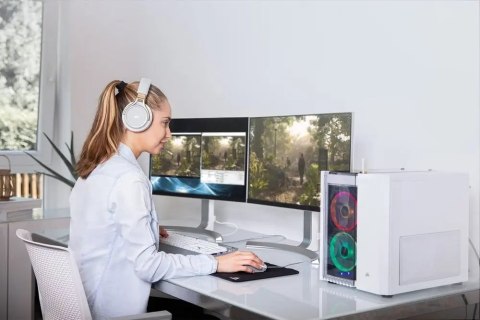 Słuchawki bezprzewodowe nauszne Corsair Virtuoso RGB Pearl