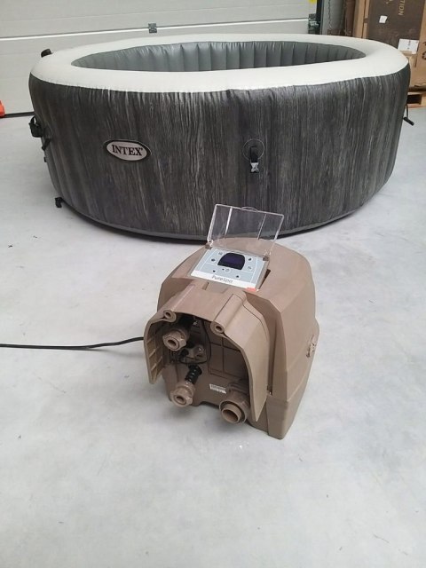 JACUZZI OGRODOWE INTEX 28440EX PURESPA GREYWOOD DELUXE 196CMX71