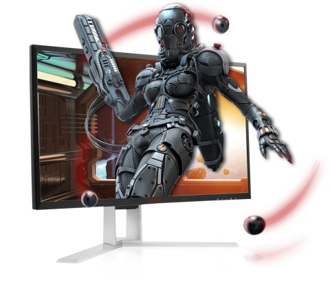 Monitor gamingowy LED AOC AG241QX; 24" 2560 x 1440 px TN