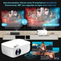 PROJEKTOR FULL HD 1080 SOTEFE 400 ANSI 4K Bt WIFI IOS MAX PC ANDROID TV 9.0