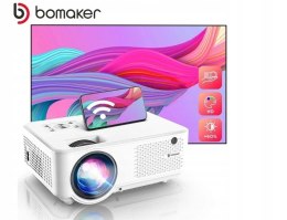 Projektor LCD Bomaker C9 biały BT WIFI 150ANSI FULL HD IOS MAC PC WINDOWS