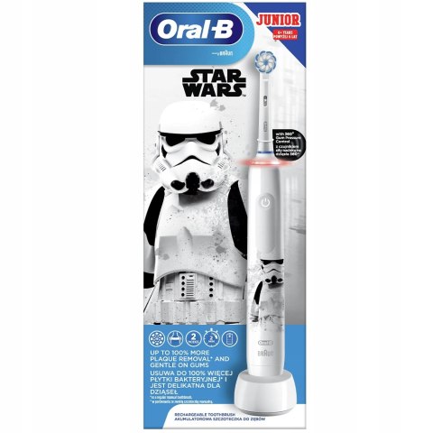SZCZOTECZKA ELEKTRYCZNA DO ZĘBÓW ORAL-B PRO 3 JUNIOR DLA DZIECI STAR WARS