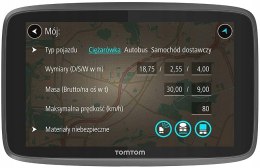 NAWIGACJA TOMTOM GO 6250 PROFESSIONAL EU TIR