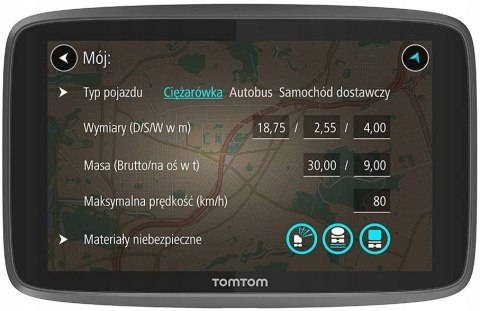 NAWIGACJA TOMTOM GO PROFESSIONAL 520 EU TIR