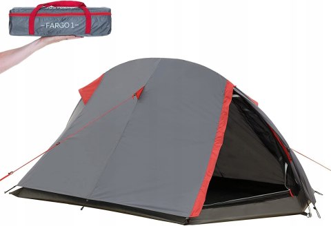 Namiot turystyczny Just Camp Fargo 1 szary