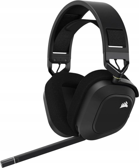 Słuchawki bezprzewodowe nauszne Corsair HS80 RGB Wireless Słuchawki bezprzewodowe nauszne Corsair HS80 RGB Wireless