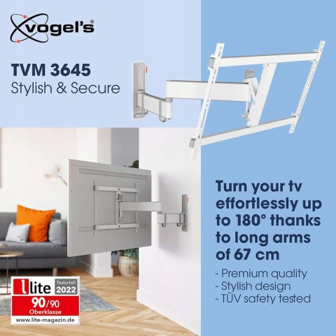Uchwyt na telewizor 40-77 cali wychylny do 180° Vogel's TVM 3645