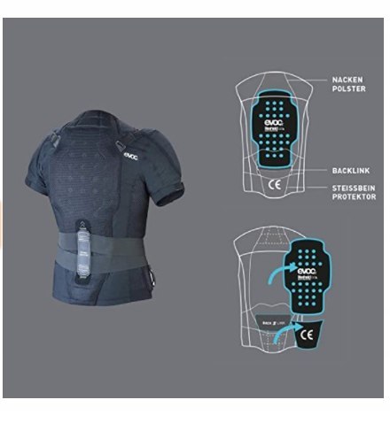 Zbroja kurta ochronna Evoc PROTECTOR JACKET XL czarna