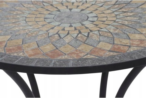 Zdobiony stół Siena Garden mozaika okrągły Ø60 cm, 70 x 70 x 69,5 cm