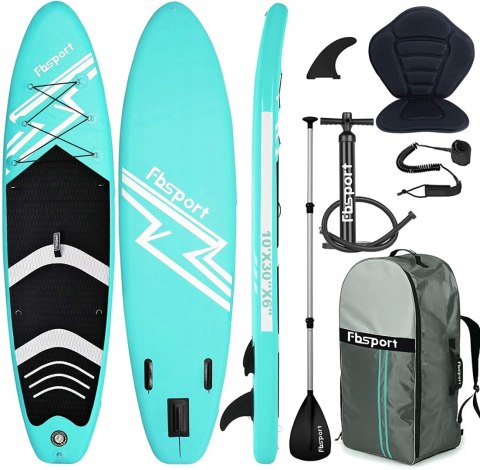 DESKA SUP BOARD POMPOWANA FBSPORT 320cm +SIEDZENIE