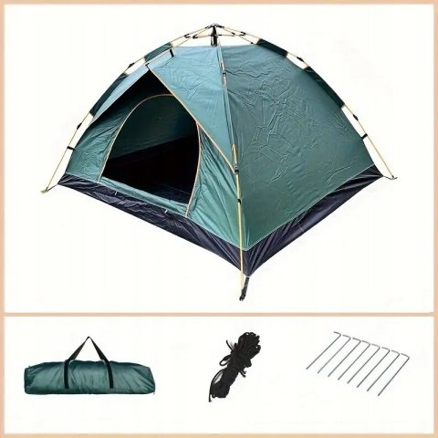 Dwuosobowy namiot błyskawiczny One minute tent zielony 200 x 150 x 110 cm