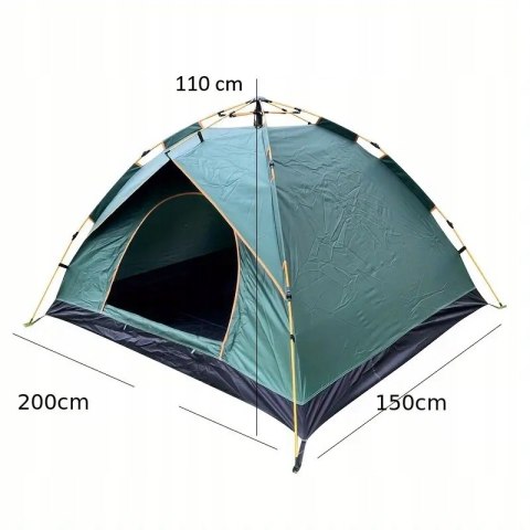 Dwuosobowy namiot błyskawiczny One minute tent zielony 200 x 150 x 110 cm