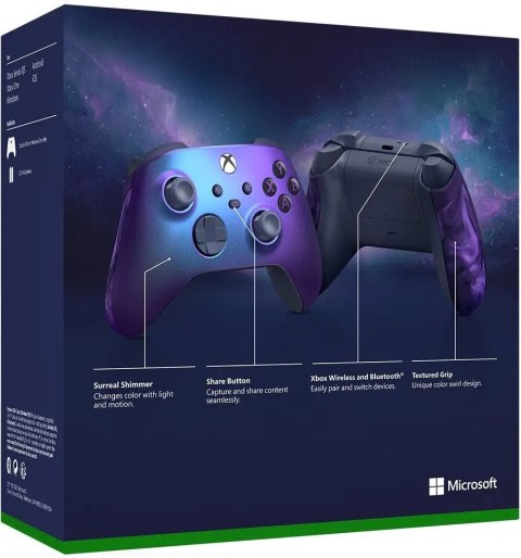 KONTROLER XBOX SERIES MS PAD WIRELESS SE CZARNO-PURPUROWY STELLAR SHIFT