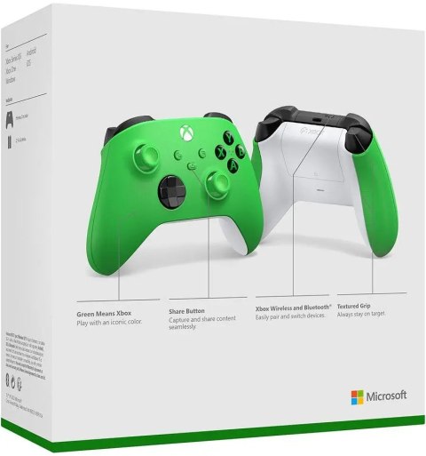 KONTROLER XBOX SERIES MS PAD WIRELESS ZIELONY