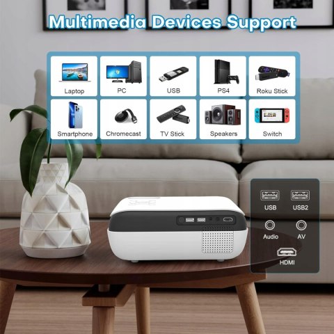 Projektor LED TOPVISION H1 - FULL HD, 10000:1 9500LUM ZOOM CYFORWY KEYSTONE Projektor LED TOPVISION H1 - FULL HD, 10000:1 9500LUM ZOOM CYFORWY KEYSTONE