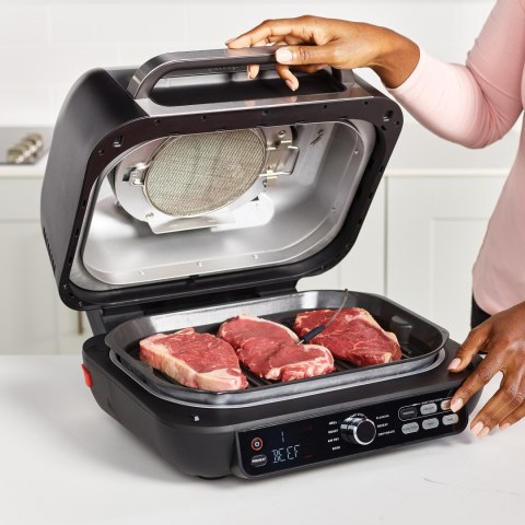 Tradycyjny grill elektryczny Ninja AG651EU srebrny/szary 2460 W