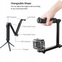 3 Way Grip Waterproof Monopod Selfie Stick Tripod Stand for GoPro Hero 10