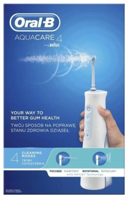 Irygator do zębów Oral-B AquaCare 4 biały nowy komplet