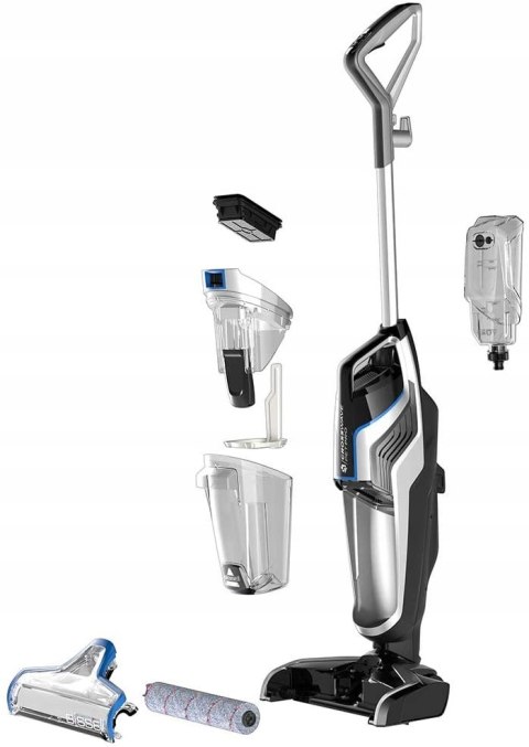 Odkurzacz pionowy Bissell Crosswave Pet Pro srebrny/szary Odkurzacz pionowy Bissell Crosswave Pet Pro srebrny/szary