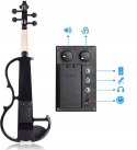 Skrzypce elektryczne Vangoa Electric Violin 4/4 - smyczek, struny, kabel