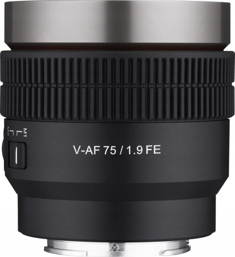 Obiektyw Samyang Sony E V-AF 75mm T1.9 FE Obiektyw Samyang Sony E V-AF 75mm T1.9 FE