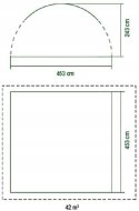 Pawilon Coleman Event Dome L shelter 3,65 x 3,65 x 2,2m