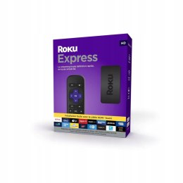 ROKU Express HD Streaming Media player DISNEY NETFLIX YOUTUBE PRIME VIDEO