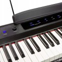 Rockjam RJ88DP 120 W, Keyboard Elektroniczny, Czarno/Biały, 88 klawiszy