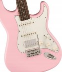 Fender Squier Elektryczna mini Gitara Różowa idealna dla początkujących