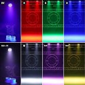 Reflektor RGB DELIBANG 200 W LED Para 2 szt. Idealne Na Imprezę