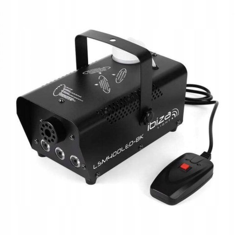 Wytwornica dymu Ibiza Light LSM400LED-BK 0,3 l 400 W
