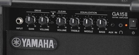 YAMAHA GA-15 piecyk gitarowy czarny, idealny dla twojej elektrycznej gitary YAMAHA GA-15 piecyk gitarowy czarny, idealny dla twojej elektrycznej gitary