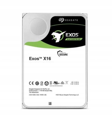 Dysk twardy Seagate Exos X16 16TB ST16000NM001G SATA III 3,5" Dysk twardy Seagate Exos X16 16TB ST16000NM001G SATA III 3,5"