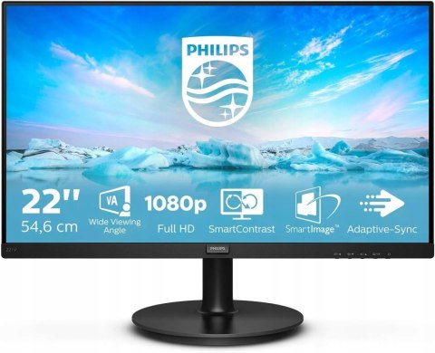 MONITOR PHILIPS 221V8/00 21,5'' FULLHD 75Hz