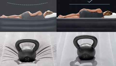 Materac dwuosobowy INTEX 67768 191 x 137 x 33 cm