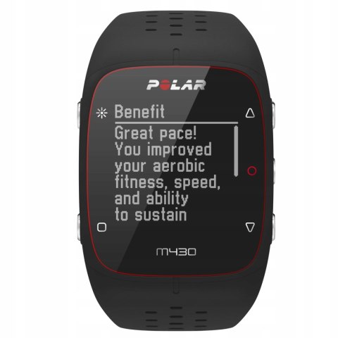 Zegarek sportowy Zegarek sportowy Polar M430 czarny M/L