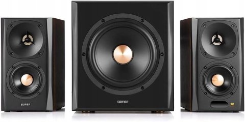 ZESTAW GŁOŚNIKÓW EDIFIER S360DB 2.1 155W BLUETOOTH WOOD