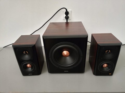 ZESTAW GŁOŚNIKÓW EDIFIER S360DB 2.1 155W BLUETOOTH WOOD
