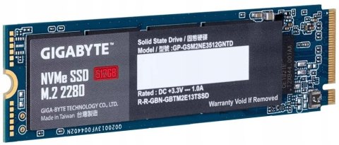 Dysk SSD Gigabyte GP-GSM2NE8512GNTD 512GB FV HiT!