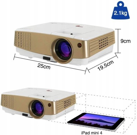 Projektor EUG 600D+ 130" HD ANDROID WiFI