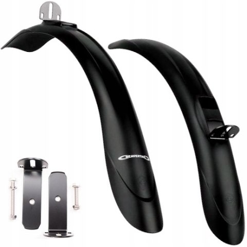 Błotniki komplet SKS Beavertail 26"-28" (10100) czarny