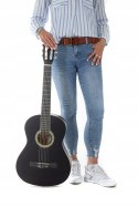 Gitara Klasyczna NAVARREZ 1/2 Czarna SAMA GITARA!