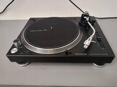 Gramofon Pioneer PLX-500-K czarny NIE KOMPLETNY brak pokrywy oraz cieżarka!