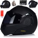 Kask LS2 FF906 Advant Noir r. S czarny mat SZCZĘKOWY + PINLOCK + PLECAK