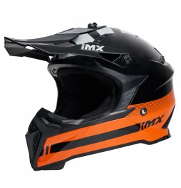 Kask IMX FMX-02 na off-road rozmiar S CROSS ENDURO CZARNO POMARACZOWY