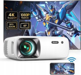 Projektor JImveo E20 Pro ZOOM KEYSTONE, FULL 1080HD, WIFI6 AIRPLAY MIRACAST