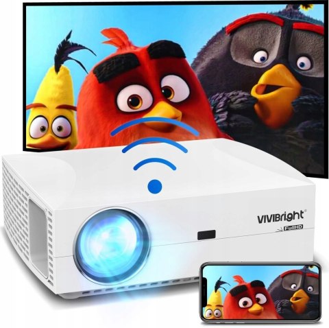 Projektor LCD ViviBRiGHt F30 1080P 4k WIFI LUX HIT