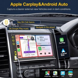 RADIO SAMOCHODOWE RDS AS013 CARPLAY BLUETOOTH USB-C AUX